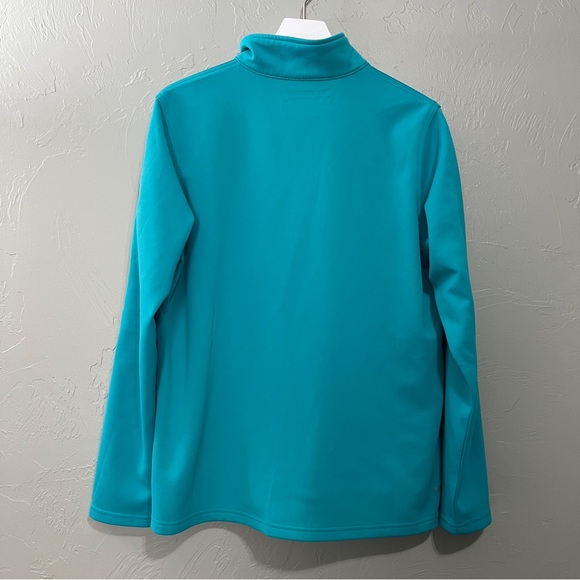 Ariat Tek Cold Series Pullover 1/4 Zip Top size xl Teal jacket sweatshirt shirt - Picture 6 of 14